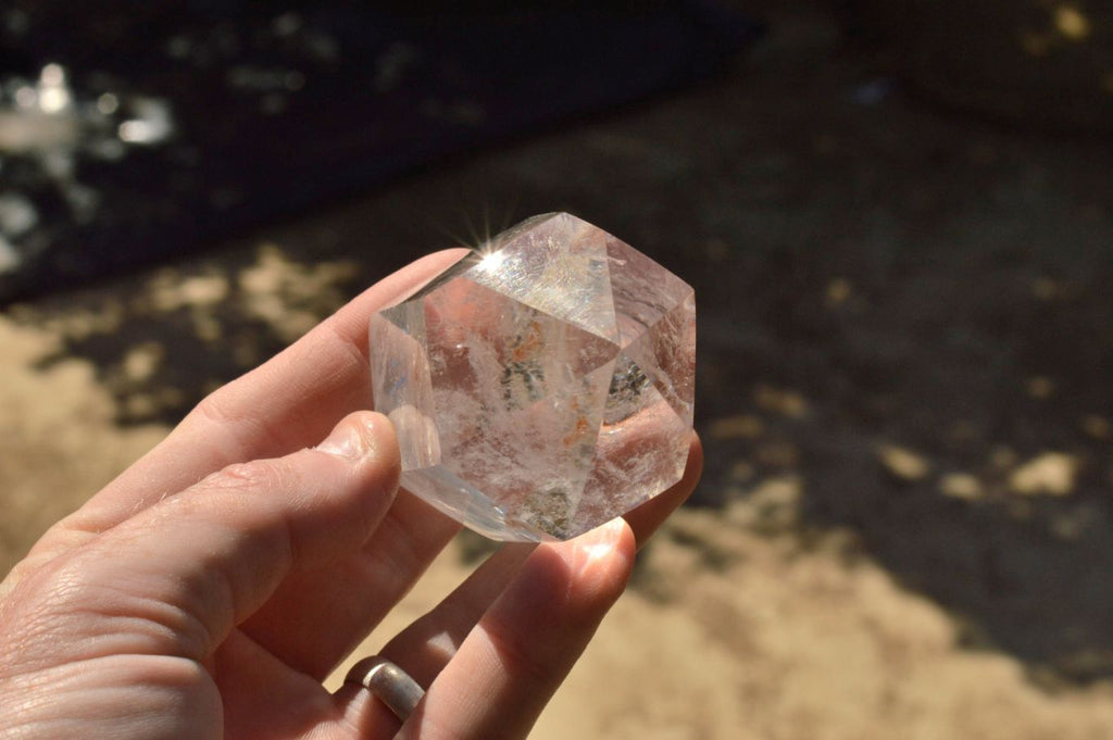 Polished Semi Optic Quartz Points  x 12 From Madagascar - TopRock