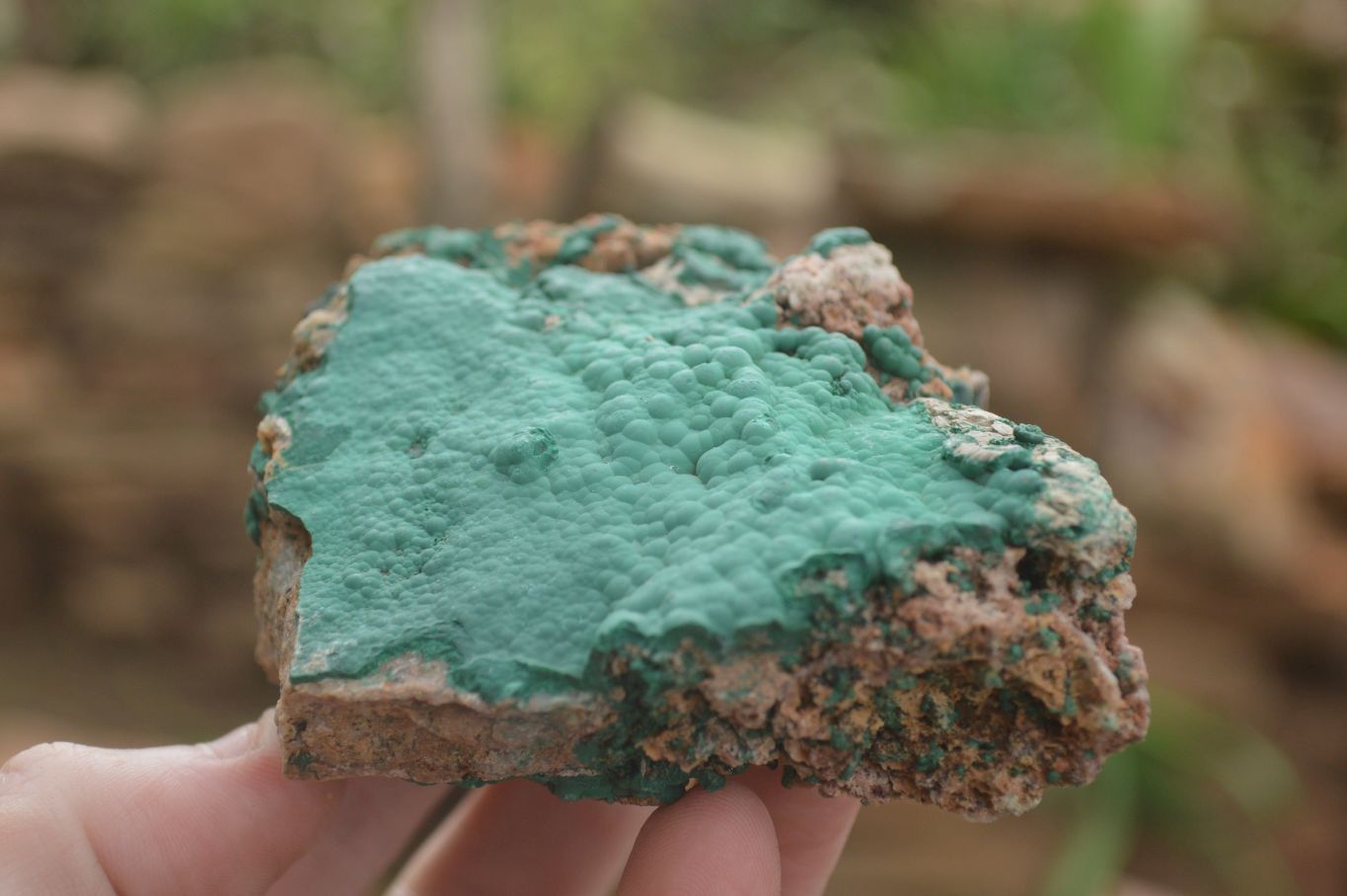Natural Micro Botryoidal Crystalline Malachite Specimens  x 4 From Tenke Fungurume, Congo - TopRock