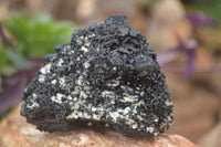 Natural Schorl Black Tourmaline Specimens x 2 From Erongo, Namibia