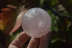 Polished Rare Star Rose Quartz Spheres x 3 From Ambatondrazaka, Madagascar - Toprock Gemstones and Minerals 