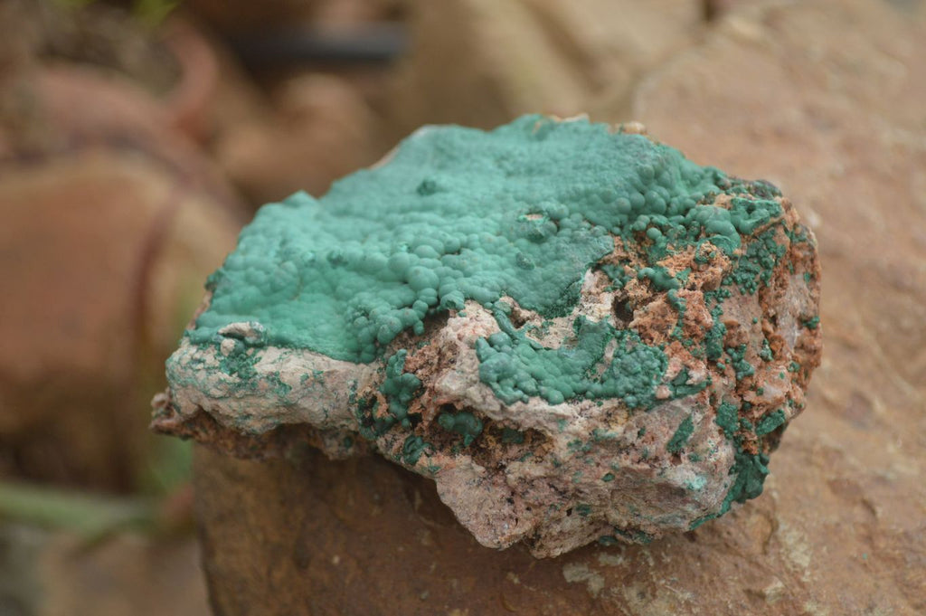 Natural Micro Botryoidal Crystalline Malachite Specimens  x 4 From Tenke Fungurume, Congo - TopRock