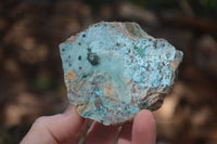 Natural Drusy Coated Chrysocolla Dolomite Specimens x 6 From Likasi, Congo - Toprock Gemstones and Minerals 
