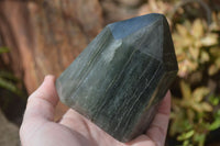 Polished Banded Green Fuchsite Quartz Points x 2 From Madagascar - Toprock Gemstones and Minerals 