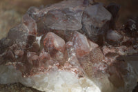 Natural Red Hematoid Quartz Clusters x 4 From Karoi, Zimbabwe - Toprock Gemstones and Minerals 