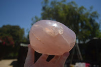Polished Gemmy Pink Rose Quartz Standing Free Form x 1 From Ambatondrazaka, Madagascar - TopRock