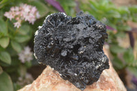 Natural Schorl Black Tourmaline Specimens x 2 From Erongo, Namibia