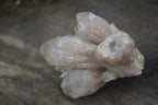 Natural White Phantom Smokey Quartz Clusters  x 3 From Congo - Toprock Gemstones and Minerals 