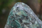 Polished Large Emerald In Matrix Standing Free Form x 1 From Sandawana, Zimbabwe - Toprock Gemstones and Minerals 