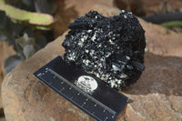 Natural Schorl Black Tourmaline Specimens x 2 From Erongo, Namibia
