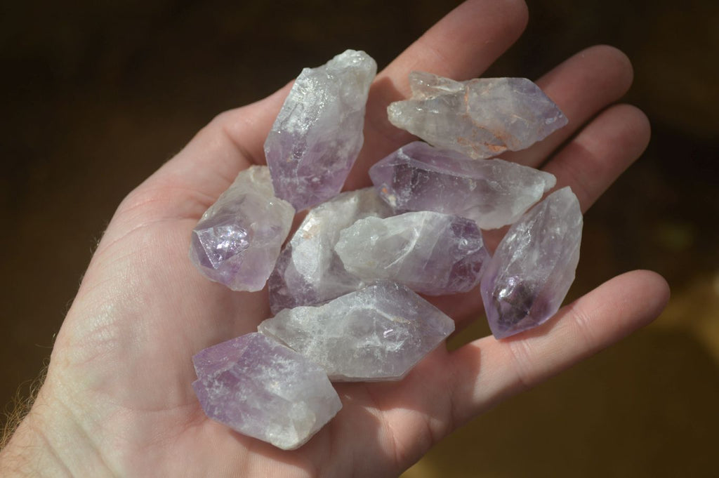 Natural Jacaranda Amethyst Crystals x 70 From Zambia - Toprock Gemstones and Minerals 