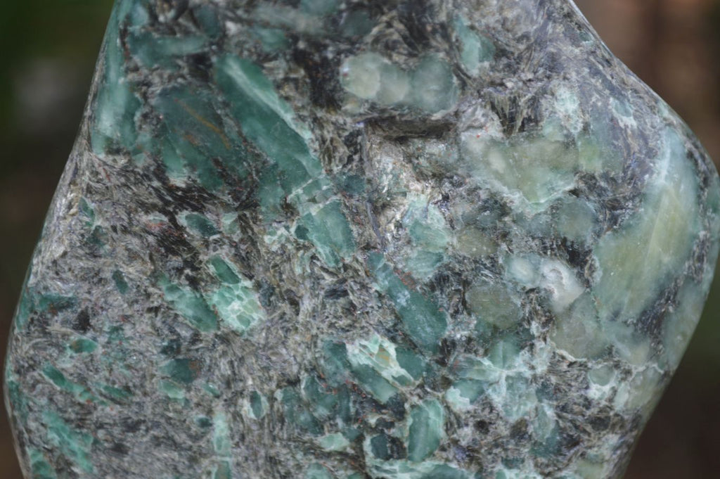 Polished Large Emerald In Matrix Standing Free Form x 1 From Sandawana, Zimbabwe - Toprock Gemstones and Minerals 