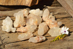 Natural Mixed Quartz Crystals & Clusters  x 13 From Madagascar - TopRock