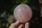 Polished Rare Star Rose Quartz Spheres x 3 From Ambatondrazaka, Madagascar - Toprock Gemstones and Minerals 