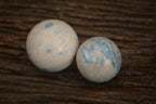 Polished Blue Spotted Spinel Quartz Spheres x 12 From Madagascar - Toprock Gemstones and Minerals 