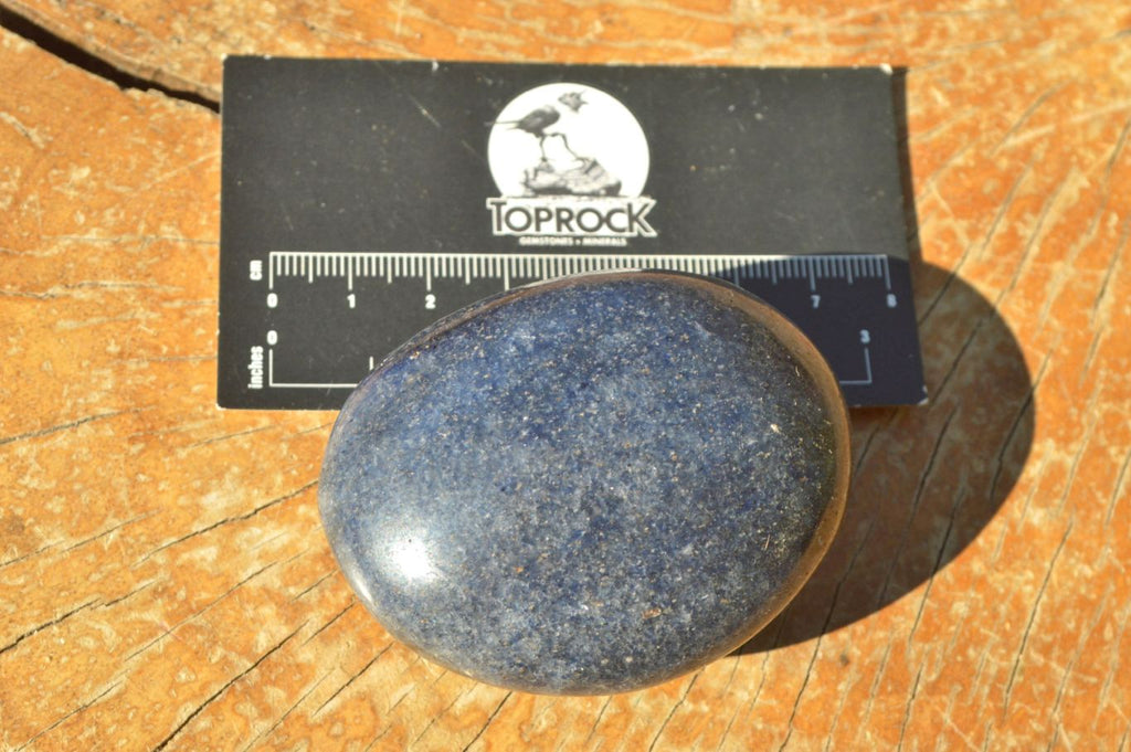 Polished Highly Selected Blue Lazulite Gallets x 12 From Madagascar - TopRock