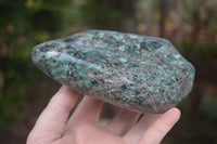 Polished Large Emerald In Matrix Standing Free Form x 1 From Sandawana, Zimbabwe - Toprock Gemstones and Minerals 