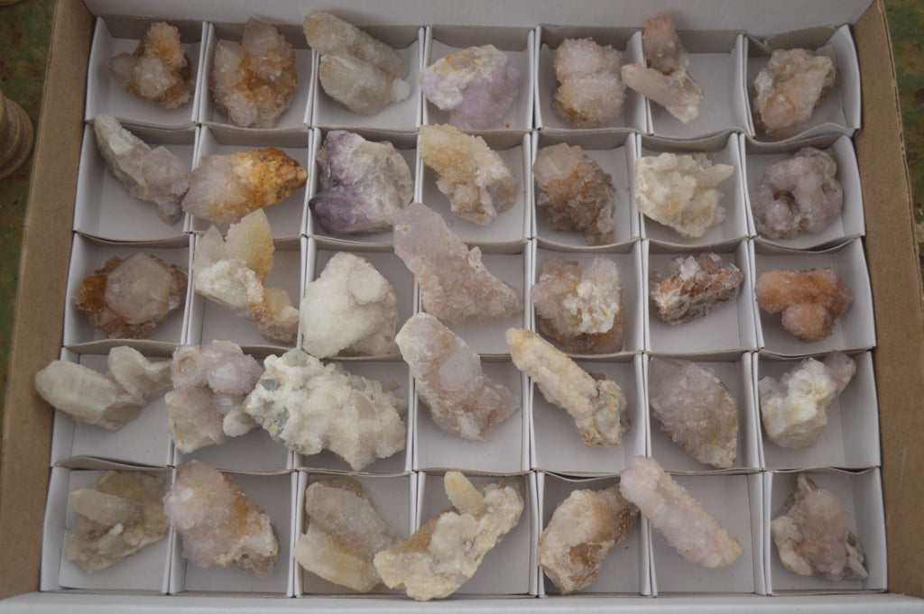 Natural Small Mixed Spirit Quartz Specimens  x 35 From Boekenhouthoek, South Africa - Toprock Gemstones and Minerals 