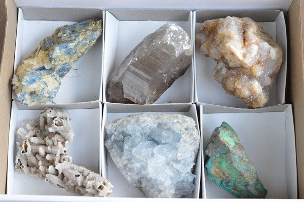 Natural Mixed Selection Of Minerals  x 6 From Southern Africa