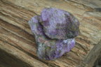 Natural Medium Purple Stichtite & Green Serpentine Cobbed Pieces  - Sold per 2 kg (10-14 pieces) - From Barberton, South Africa - TopRock