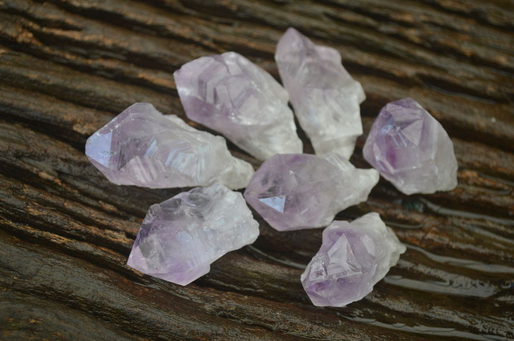 Natural Jacaranda Amethyst Crystals x 70 From Zambia - Toprock Gemstones and Minerals 