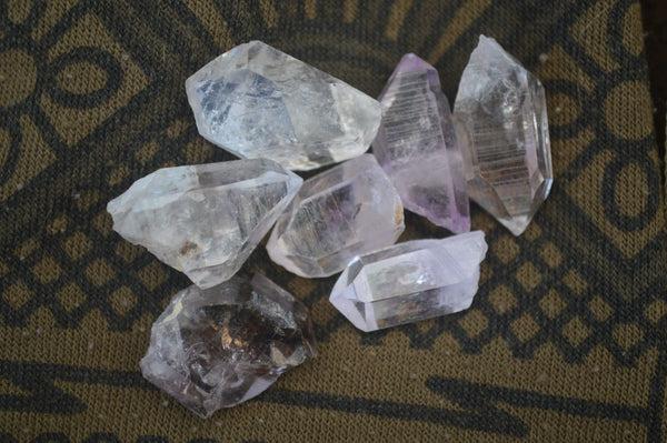 Natural Small Single Quartz Crystals  x 35 From Brandberg, Namibia - Toprock Gemstones and Minerals 