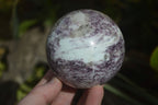 Polished Purple Lepidolite Spheres  x 3 From Madagascar - Toprock Gemstones and Minerals 