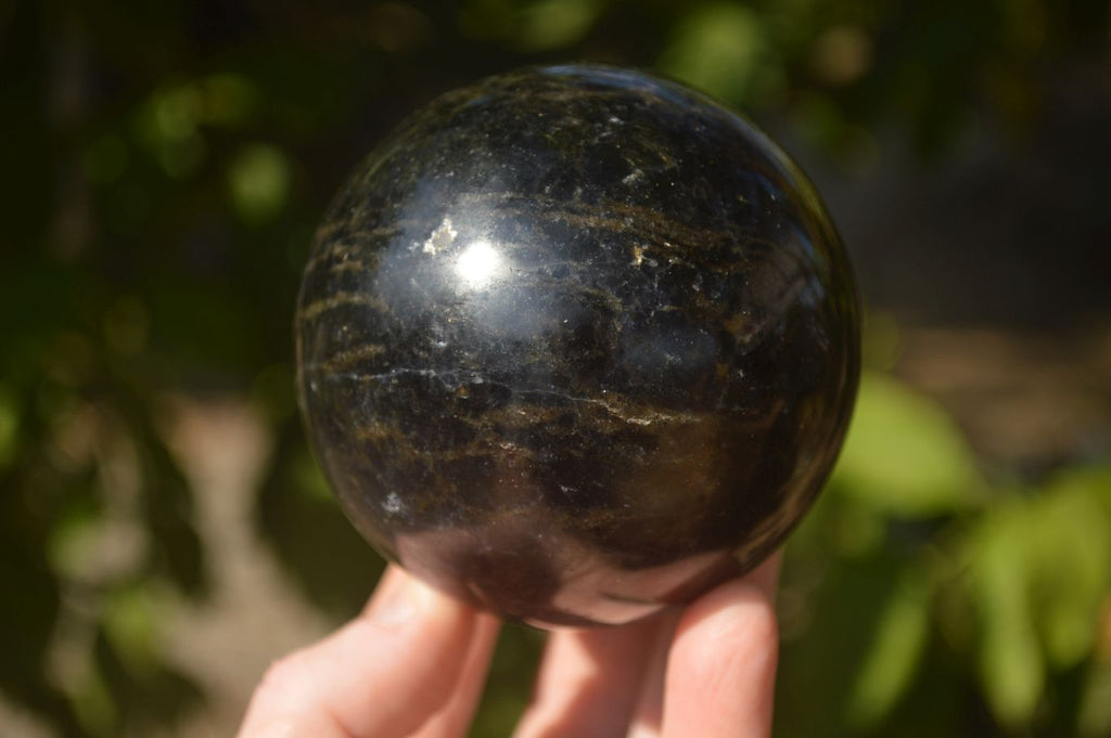 Polished Rare Iolite Spheres x 2 From Ambatofinandrahana, Madagascar - Toprock Gemstones and Minerals 