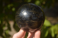 Polished Rare Iolite Spheres x 2 From Ambatofinandrahana, Madagascar - Toprock Gemstones and Minerals 