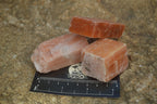 Natural New Sunset Orange Calcite Specimens  x 24 From Spitzkop, Namibia - Toprock Gemstones and Minerals 
