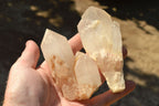 Natural Mixed Quartz Crystals & Clusters  x 13 From Madagascar - TopRock
