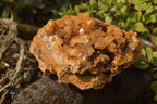 Natural Golden Limonite / Lemonite Quartz Clusters  x 3 From Mwinilunga, Zambia - TopRock