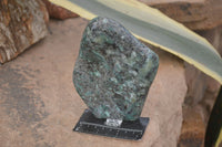 Polished Large Emerald In Matrix Standing Free Form x 1 From Sandawana, Zimbabwe - Toprock Gemstones and Minerals 