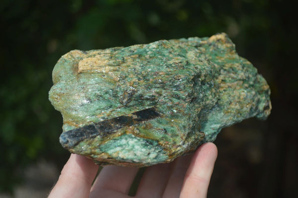 Natural Blue Kyanite Crystals In Fuchsite Matrix Specimens  x 4 From Zimbabwe
