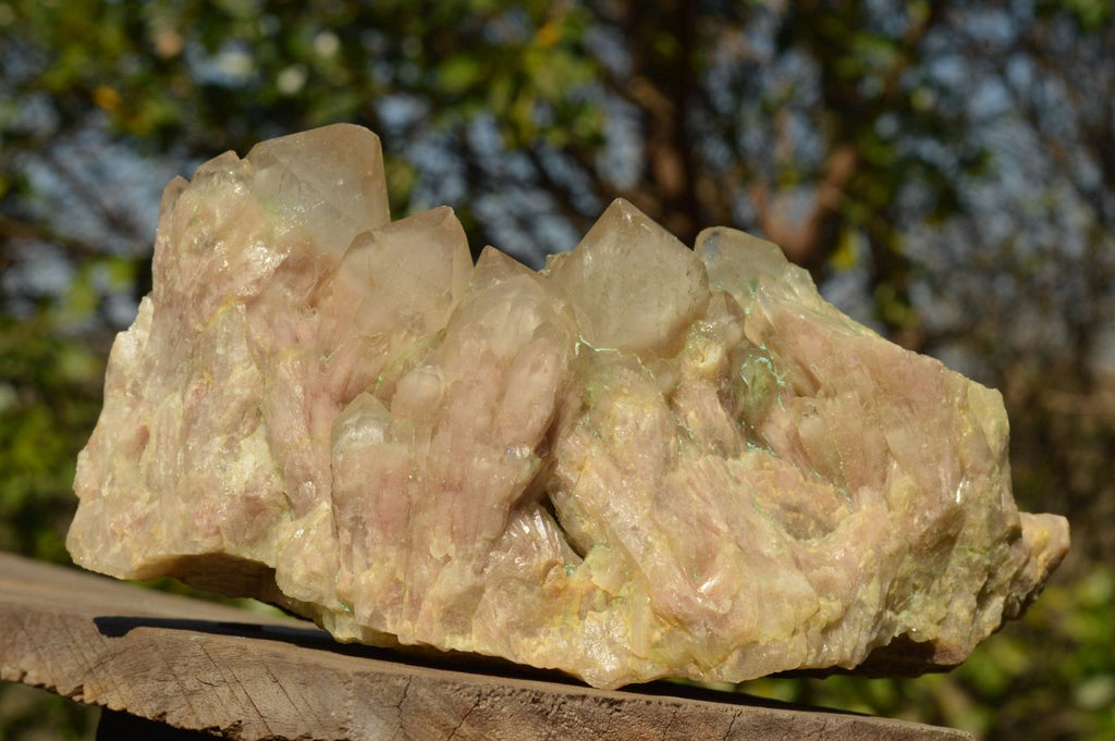 Natural Malachite Infused Smokey Quartz Cluster x 1 From Luena, Congo - TopRock