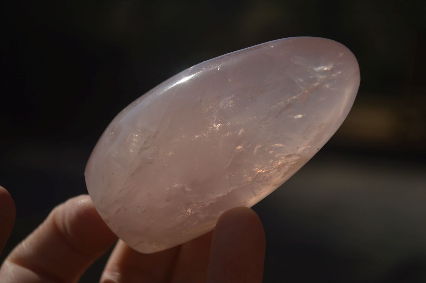 Polished Gemmy Pink Rose Quartz Standing Free Forms x 12 From Madagascar - Toprock Gemstones and Minerals 