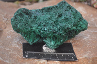 Natural Chatoyant Silky Malachite Specimens  x 3 From Kasompe, Congo - Toprock Gemstones and Minerals 