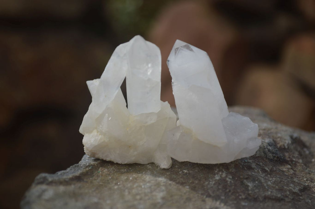 Natural Small Quartz Clusters  x 35 From Madagascar - Toprock Gemstones and Minerals 