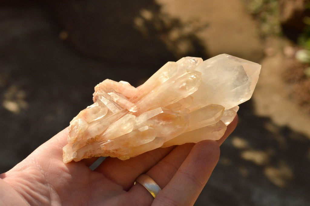 Natural Mixed Quartz Crystals & Clusters  x 13 From Madagascar - TopRock