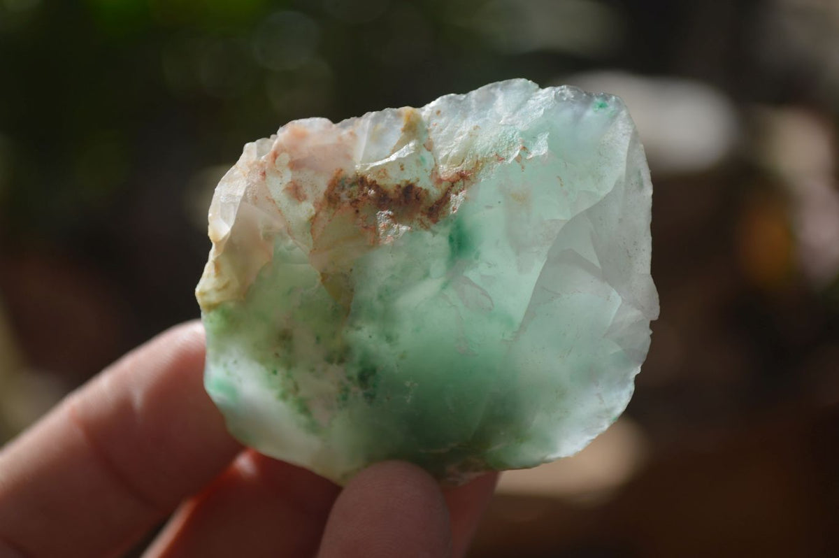 Natural Rough Green Jade Cobbed Specimens x 37 From Swaziland - Toprock Gemstones and Minerals 