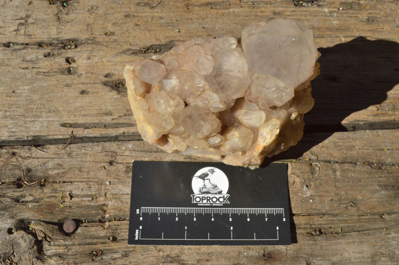 Natural Smokey Cascading Phantom Quartz Clusters x 2 From Luena, Congo - TopRock