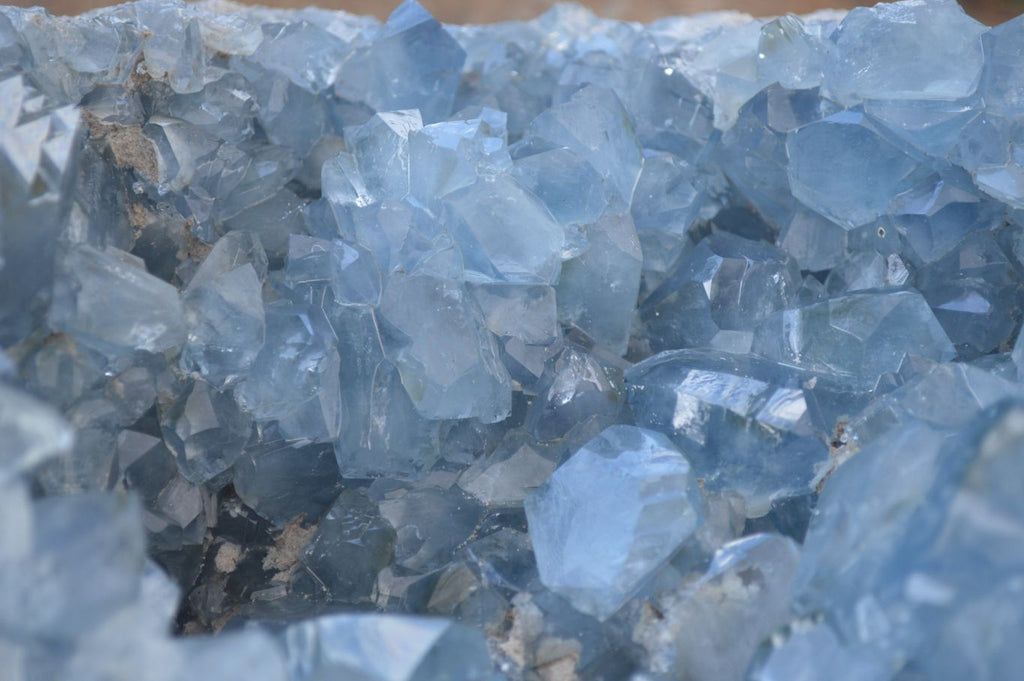 Natural Blue Celestite Geode Specimen  x 1 From Sakoany, Madagascar - Toprock Gemstones and Minerals 