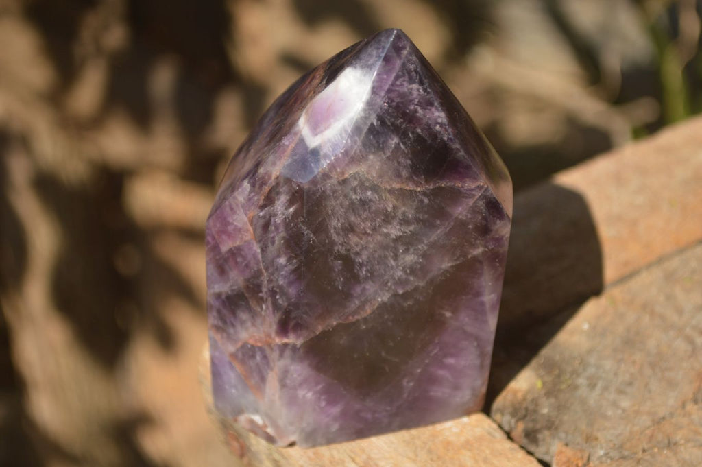 Polished  Dream Amethyst Points x 2 From Madagascar - Toprock Gemstones and Minerals 