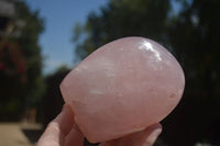 Polished Gemmy Pink Rose Quartz Standing Free Form x 1 From Ambatondrazaka, Madagascar - TopRock