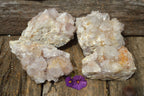 Natural White Spirit Quartz Clusters x 4 From Southern Africa - TopRock