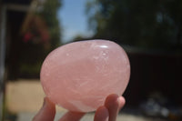 Polished Gemmy Pink Rose Quartz Standing Free Form x 1 From Ambatondrazaka, Madagascar - TopRock