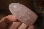 Polished Gemmy Pink Rose Quartz Standing Free Forms x 12 From Madagascar - Toprock Gemstones and Minerals 