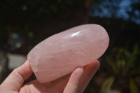 Polished Gemmy Pink Rose Quartz Standing Free Form x 1 From Ambatondrazaka, Madagascar - TopRock