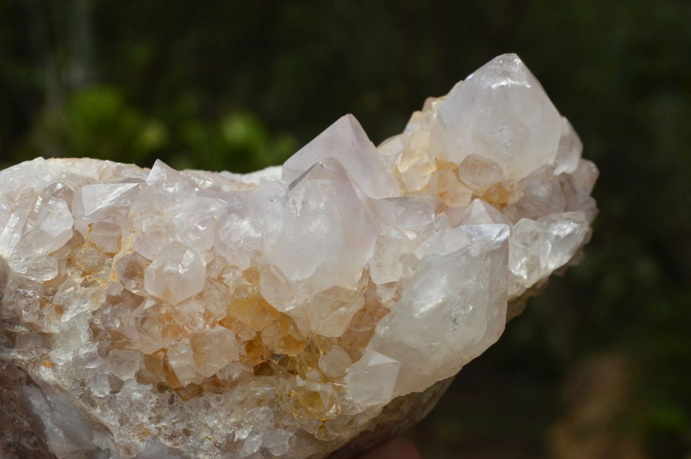Natural White Spirit Quartz Clusters x 4 From Southern Africa - TopRock