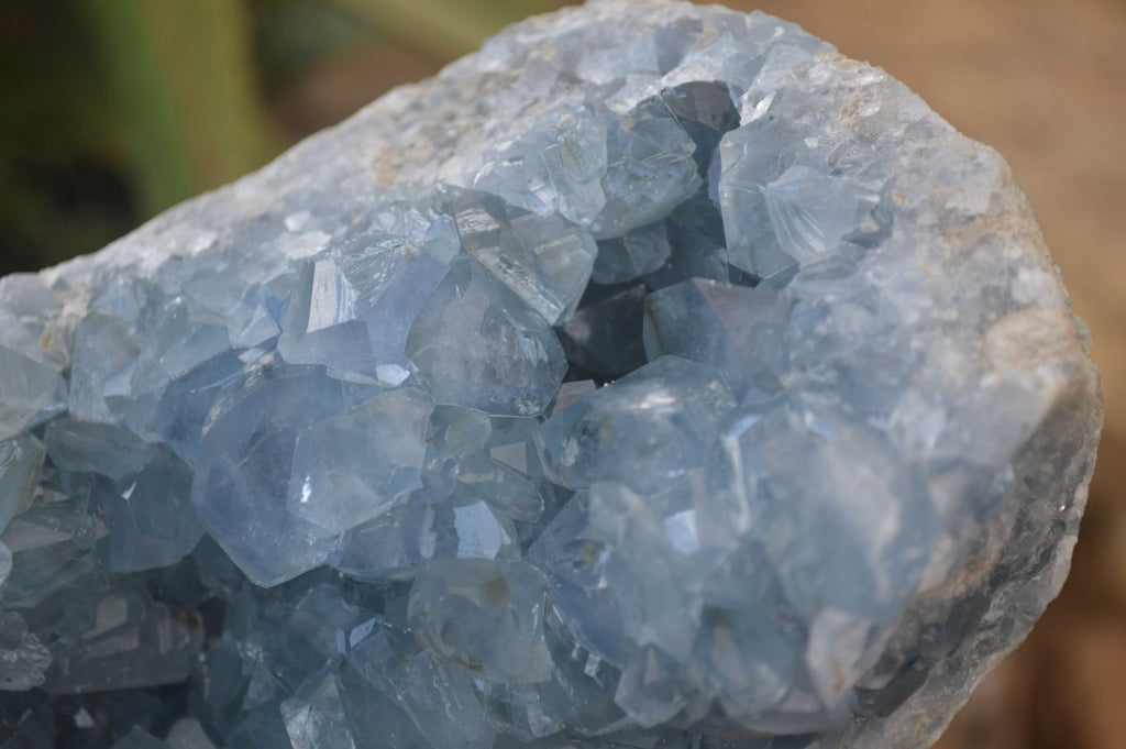 Natural Blue Celestite Geode Specimen  x 1 From Sakoany, Madagascar - Toprock Gemstones and Minerals 