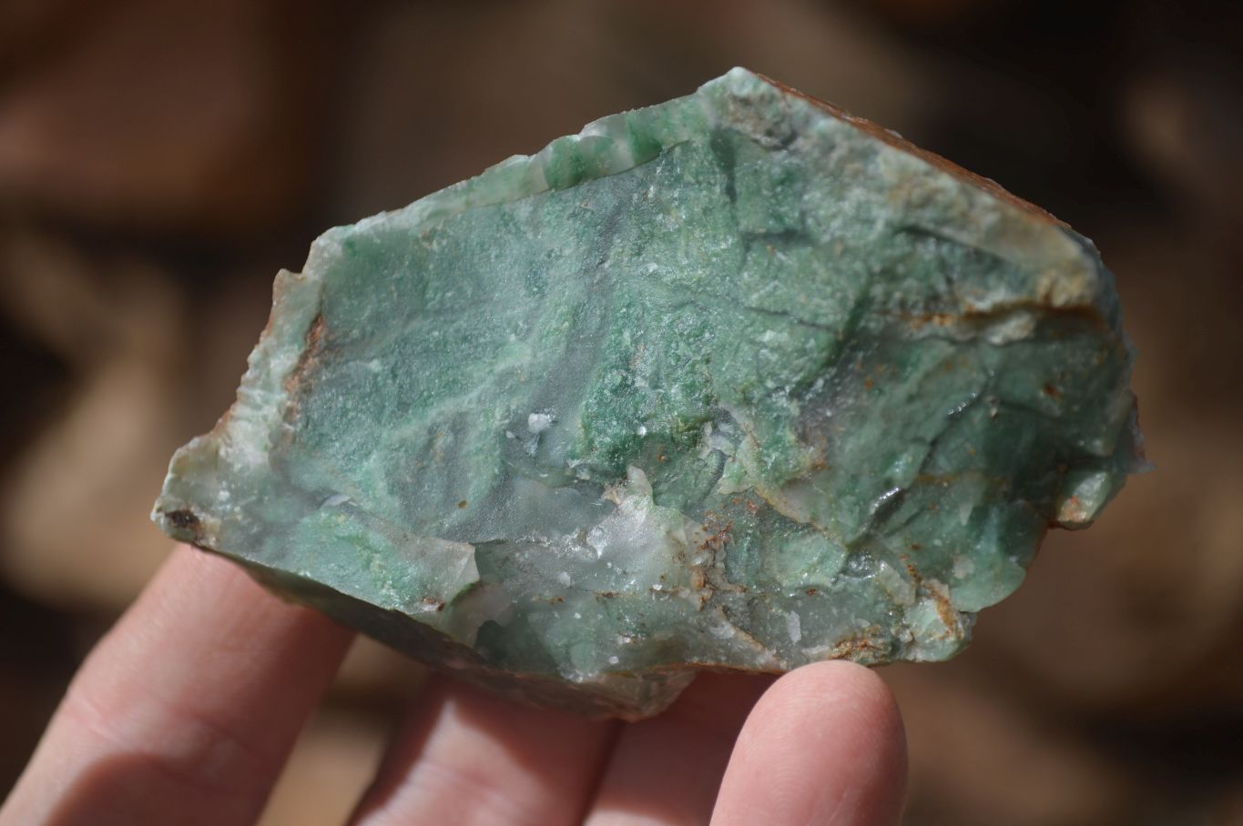 Natural Rough Green Jade Cobbed Specimens x 37 From Swaziland - Toprock Gemstones and Minerals 